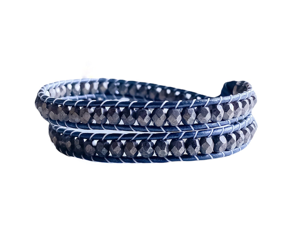 CRESCENT double wrap bracelet