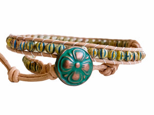 RAINFOREST double wrap bracelet